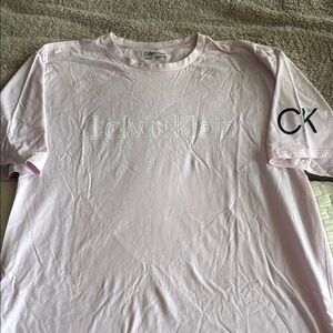 Calvin Klein Pink Short Sleeve Tee
